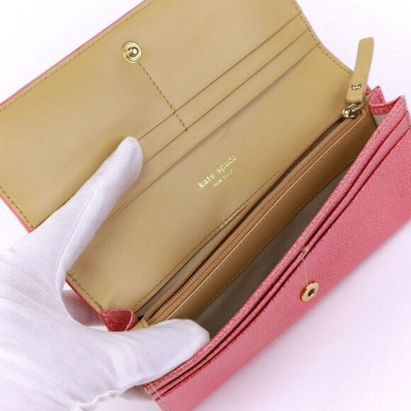 NEW Kate Spade Boarskin Slim Envelope Wallet in BLUSH - Picture 10 of 12